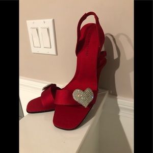Colin Stuart Red sling back heels